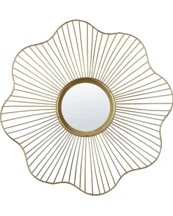 Lustro ścienne SENS 40 cm 40 cm Metal Złoty