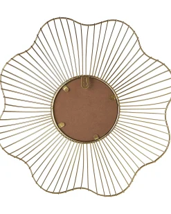 Lustro ścienne SENS 40 cm 40 cm Metal Złoty
