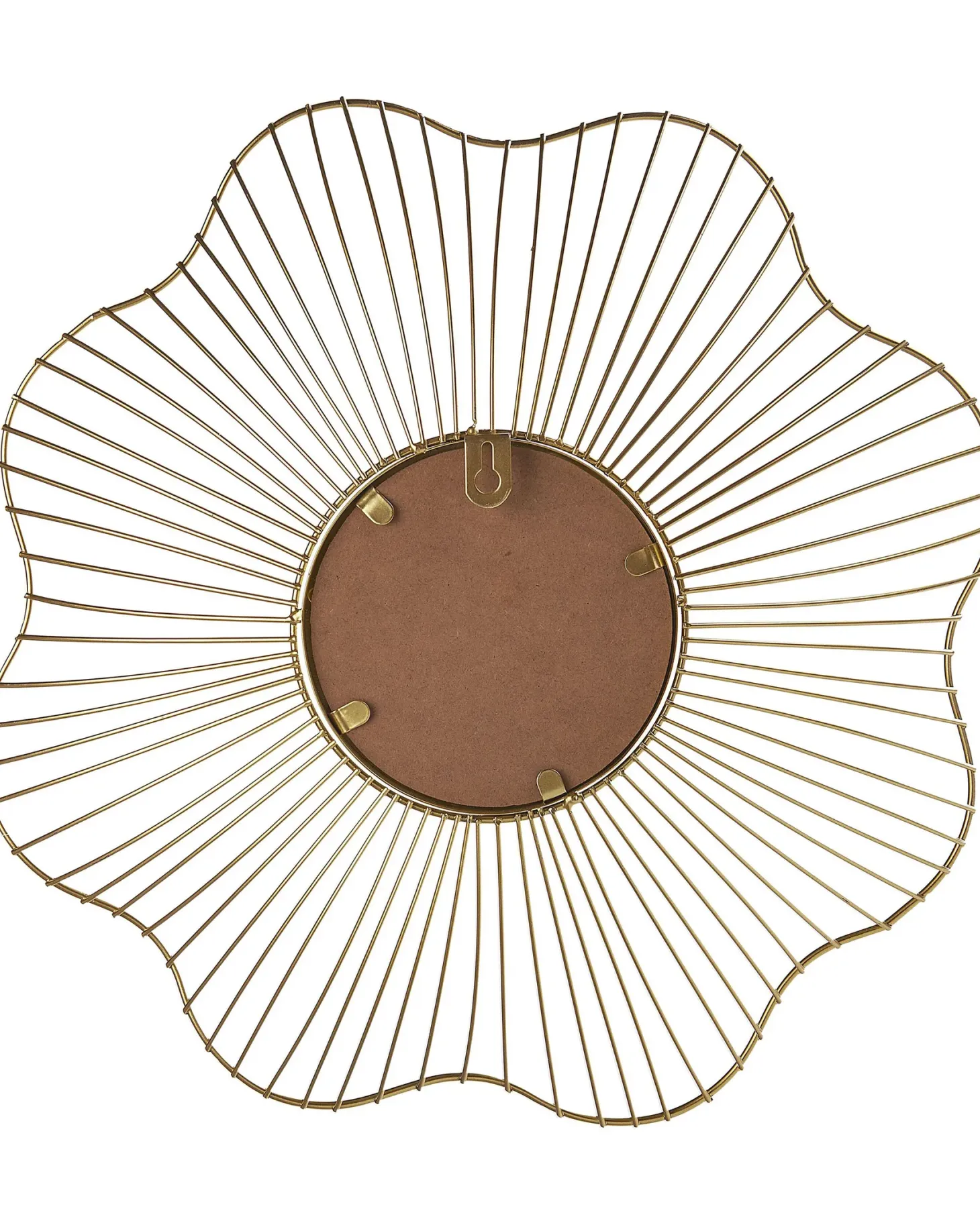 Lustro ścienne SENS 40 cm 40 cm Metal Złoty