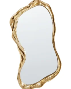 Lustro ścienne SERY 38 cm 75 cm Złoty