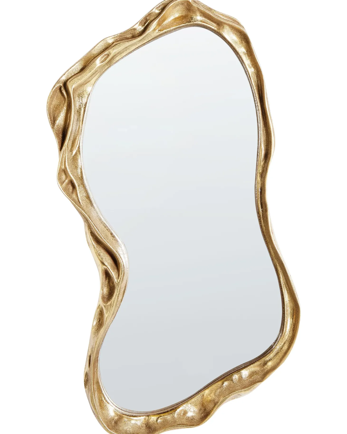 Lustro ścienne SERY 38 cm 75 cm Złoty