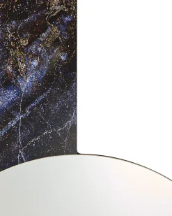 Lustro ścienne SEUZEY 50 cm 100 cm Fioletowy