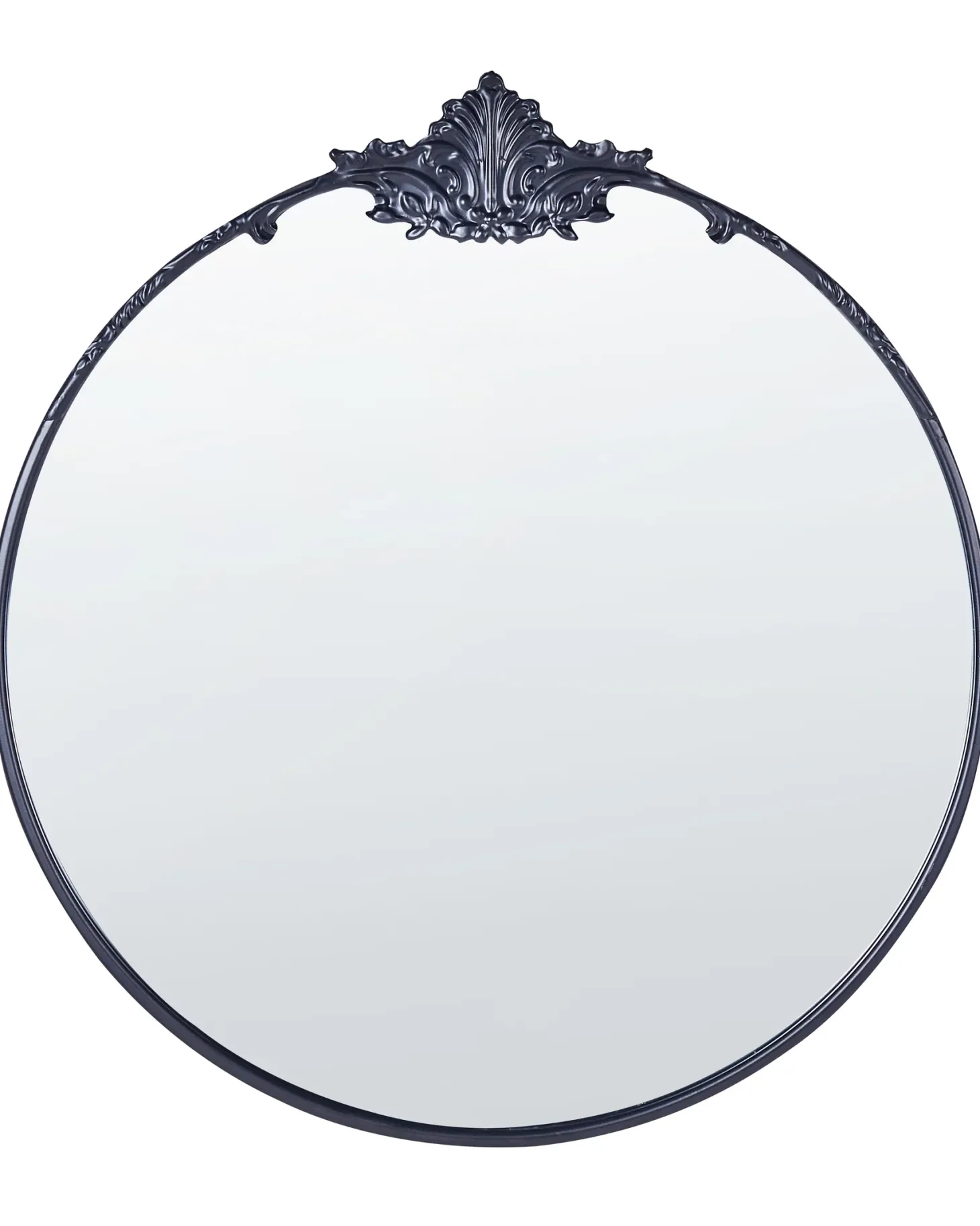 Lustro ścienne SOMMANT 67 cm 76 cm Metal Czarny