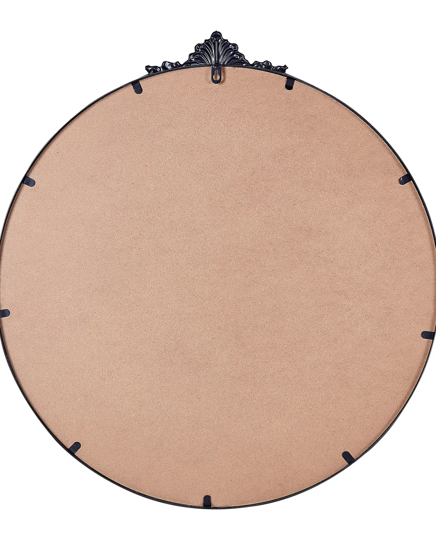 Lustro ścienne SOMMANT 67 cm 76 cm Metal Czarny