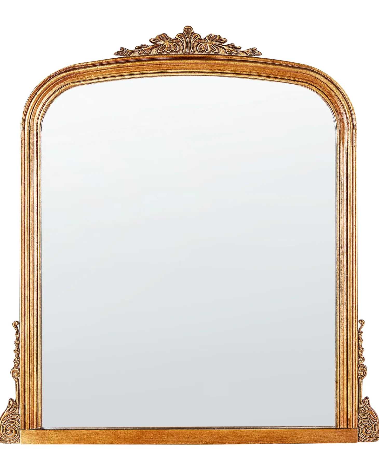 Lustro ścienne SUSSEY 75 cm 78 cm Złoty