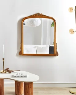 Lustro ścienne SUSSEY 75 cm 78 cm Złoty