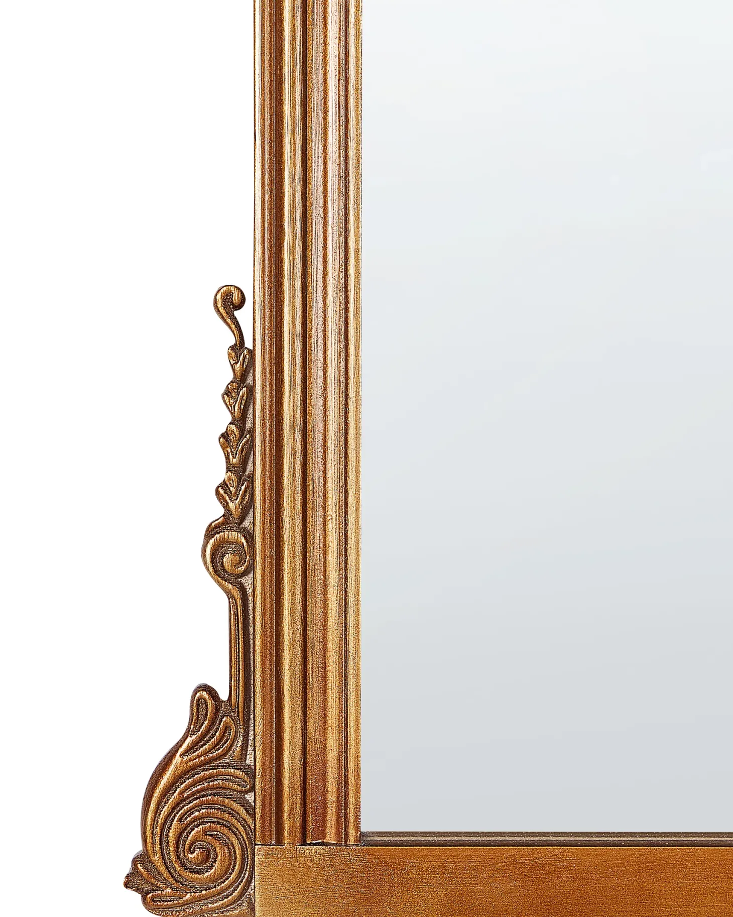 Lustro ścienne SUSSEY 75 cm 78 cm Złoty