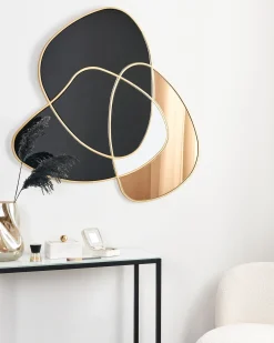 Lustro ścienne TAILLY 99 cm 89 cm Czarny