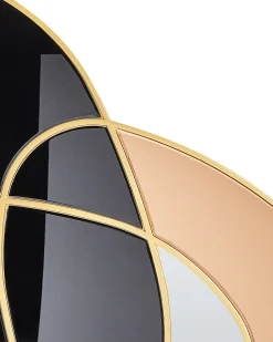 Lustro ścienne TAILLY 99 cm 89 cm Czarny