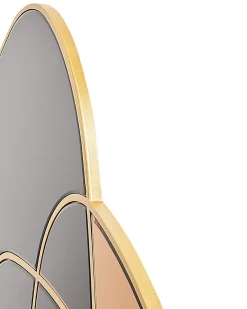 Lustro ścienne TAILLY 99 cm 89 cm Czarny