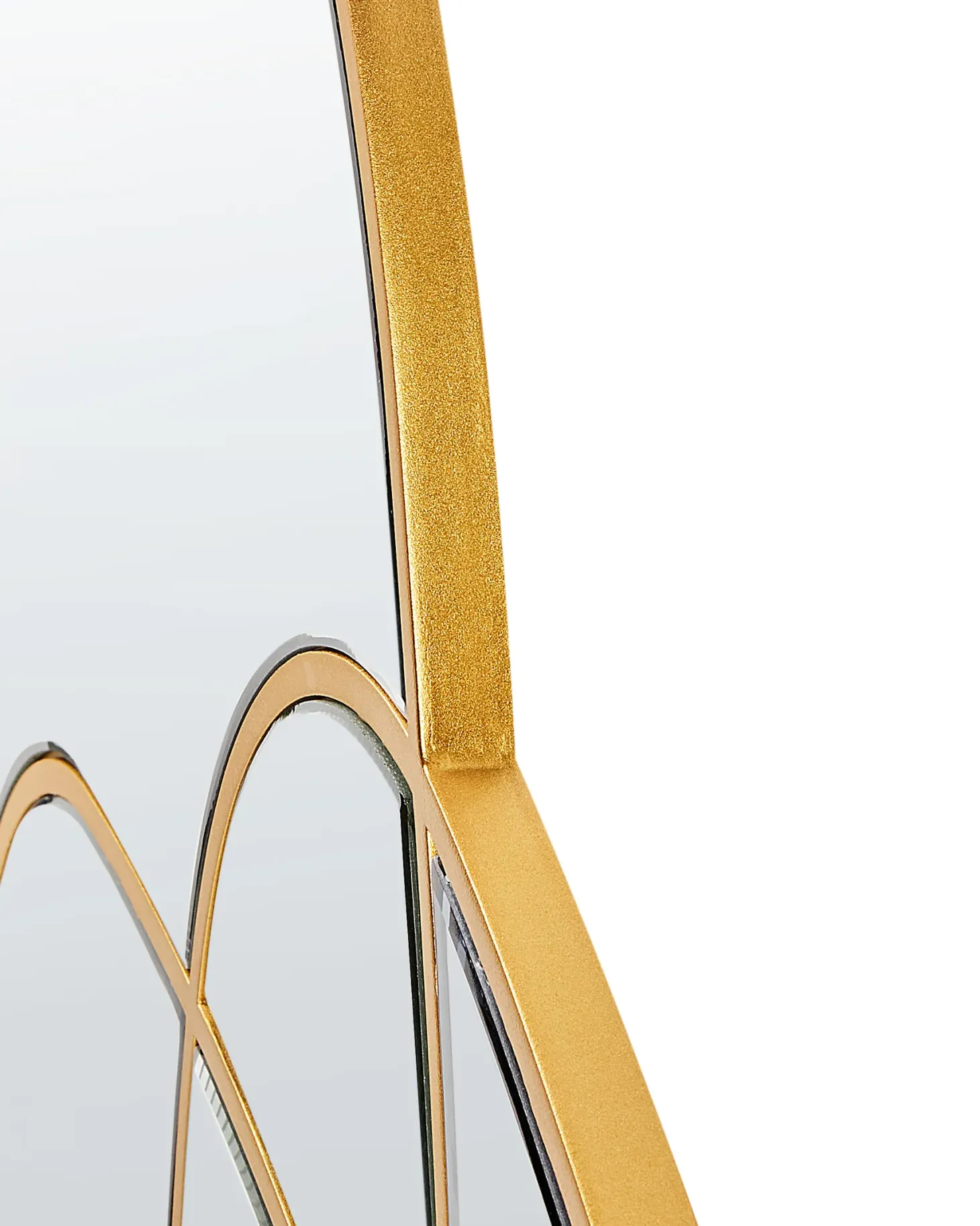 Lustro ścienne TAILLY 99 cm 89 cm Złoty