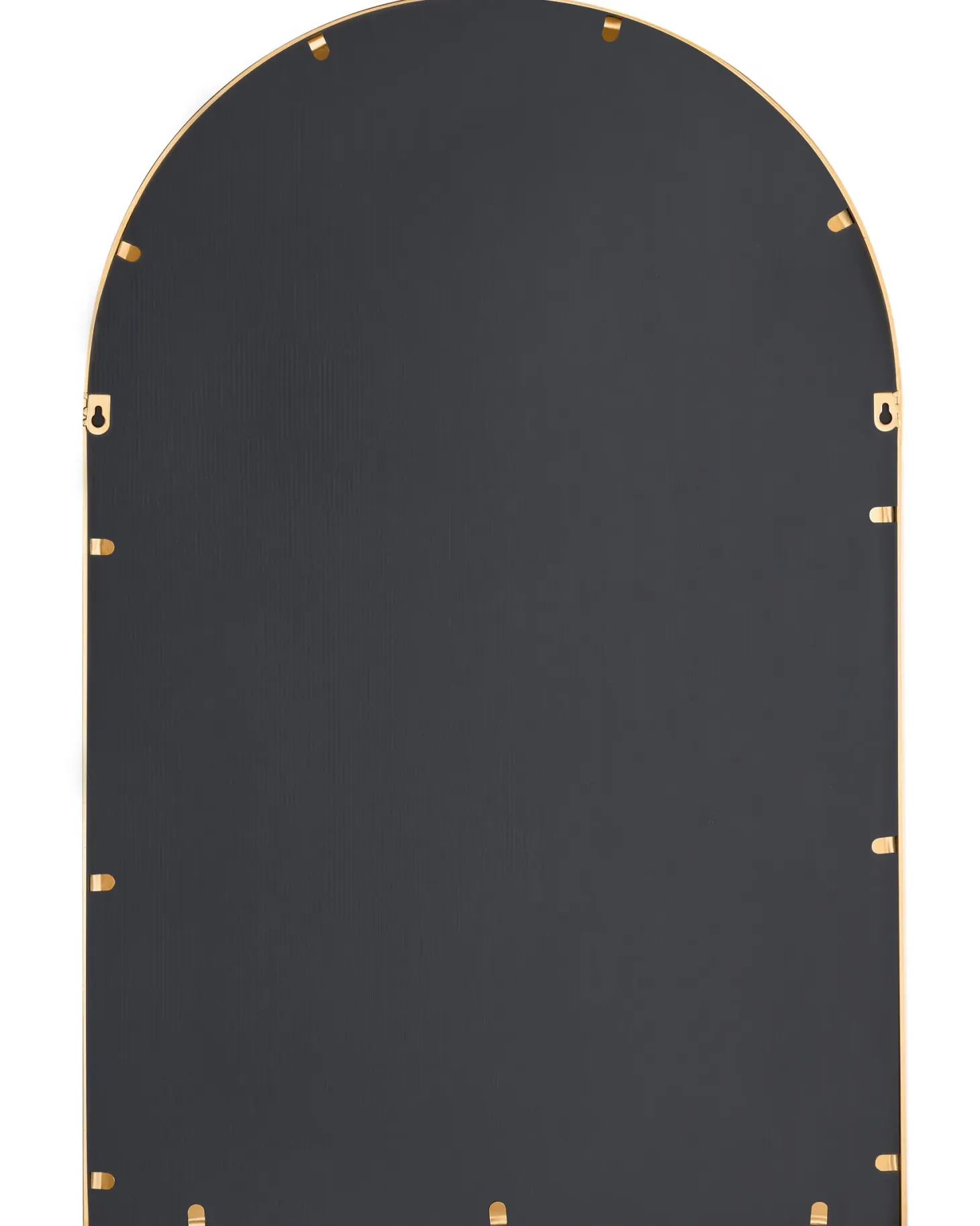 Lustro ścienne THULAY 65 cm 99 cm Złoty