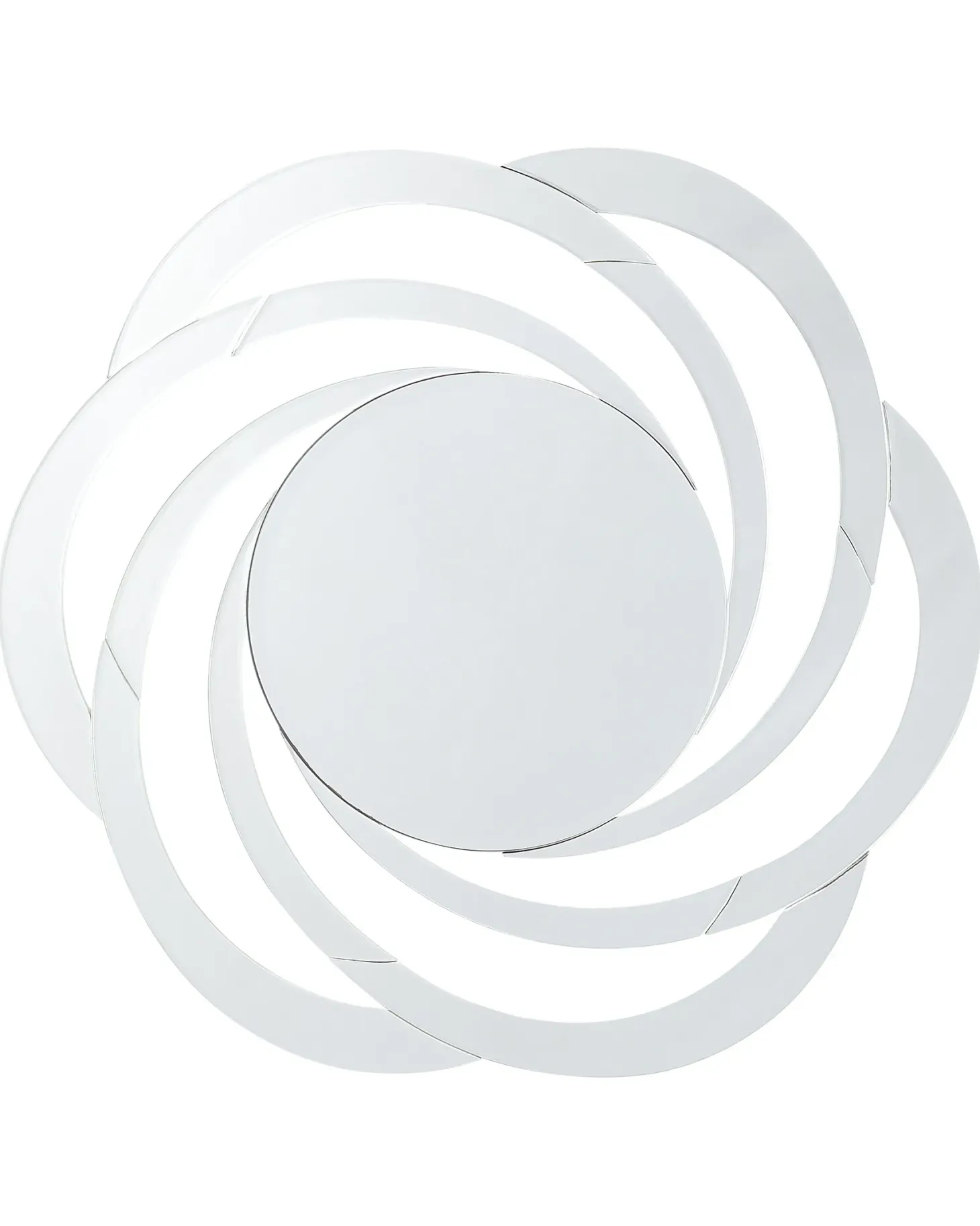 Lustro ścienne TREBAN 70 cm 70 cm Srebrny