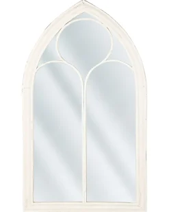 Lustro ścienne TRELLY 62 cm 113 cm Metal Biały