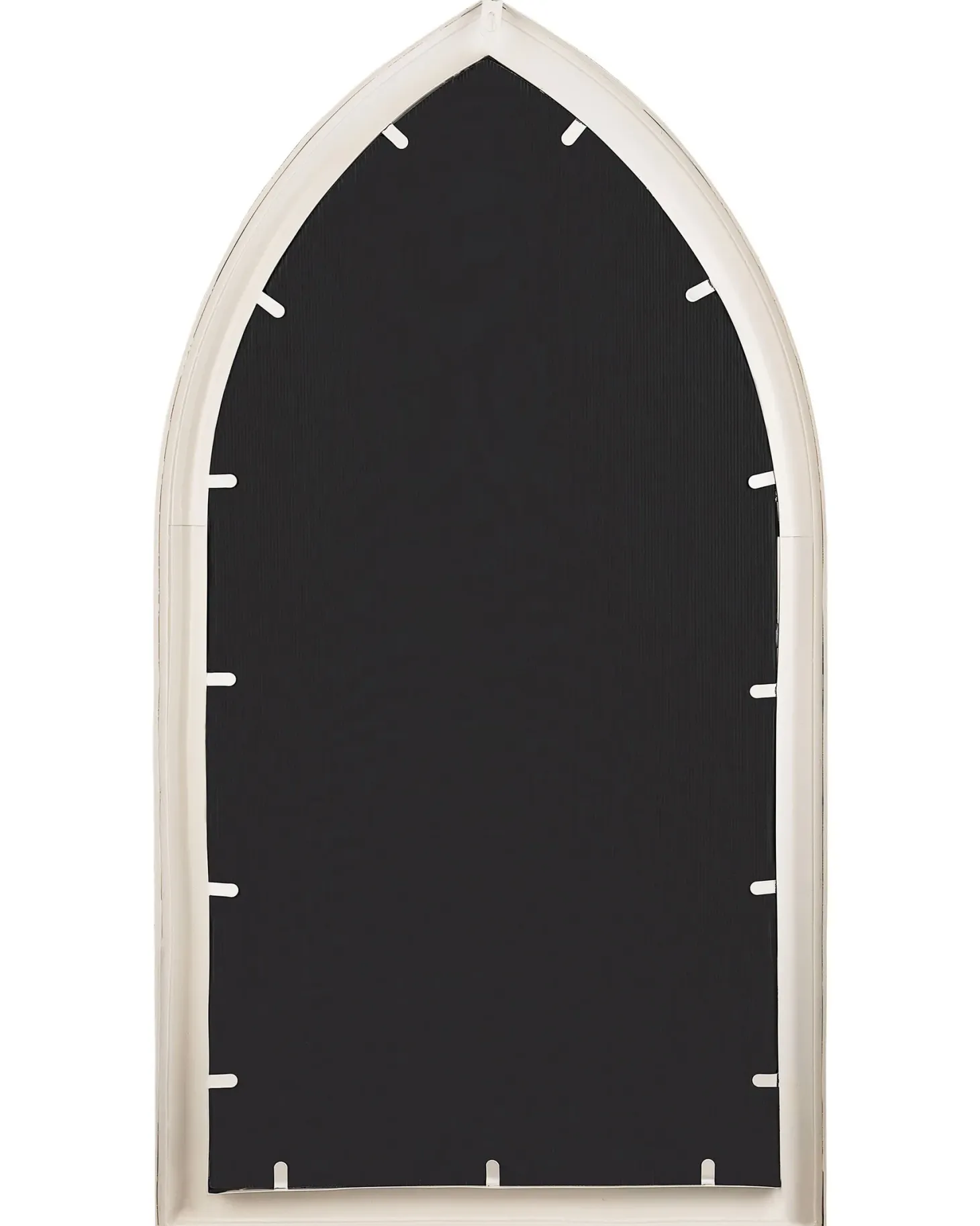 Lustro ścienne TRELLY 62 cm 113 cm Metal Biały