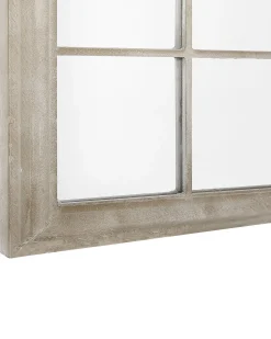 Lustro ścienne TREVOL 77 cm 130 cm Metal Beżowy