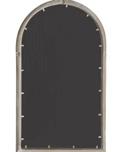 Lustro ścienne TREVOL 77 cm 130 cm Metal Beżowy
