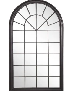 Lustro ścienne TREVOL 77 cm 130 cm Metal Czarny