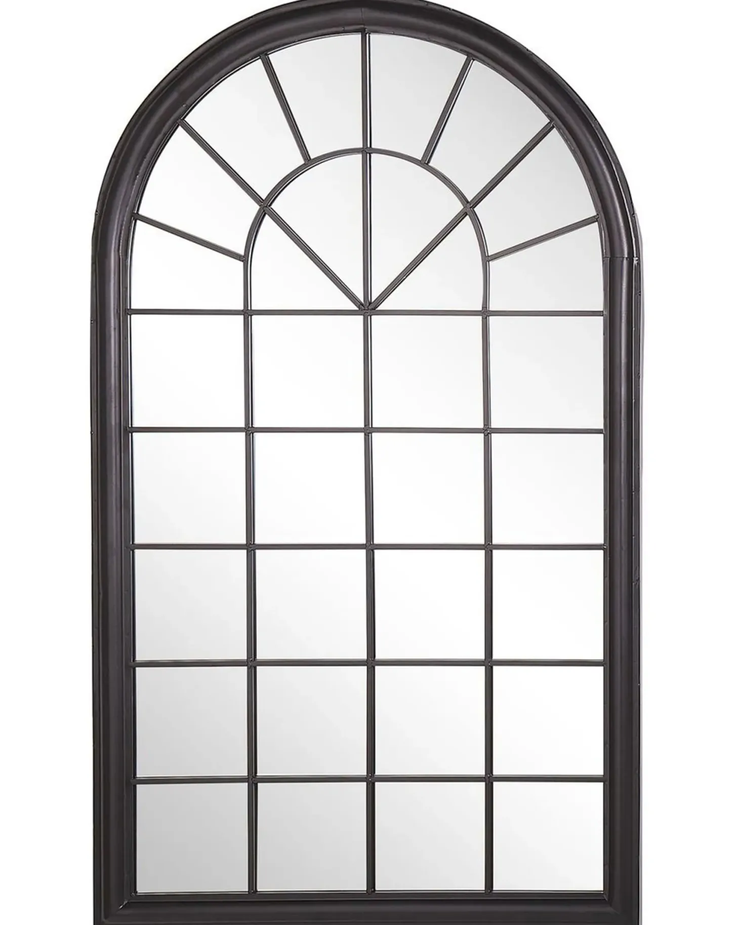 Lustro ścienne TREVOL 77 cm 130 cm Metal Czarny