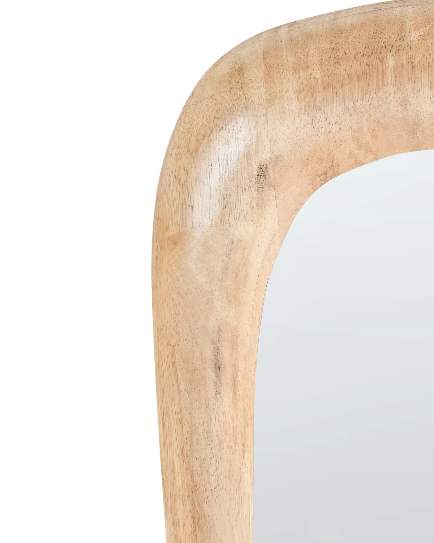 Lustro ścienne TRIZAY 57 cm 120 cm Drewno Brązowy