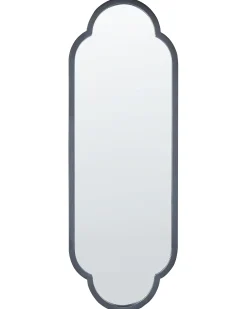 Lustro ścienne TROUY 40 cm 102 cm Metal Czarny