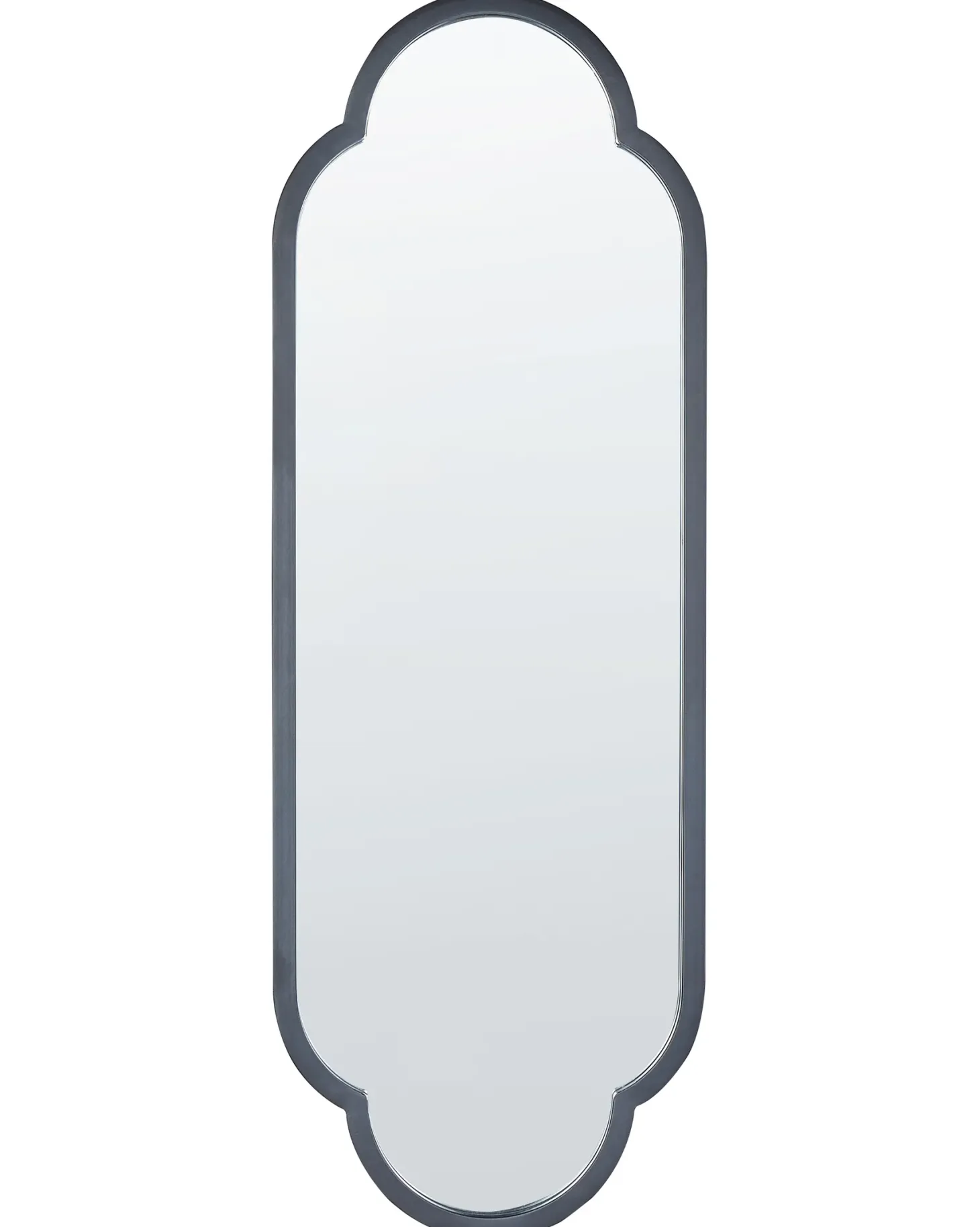 Lustro ścienne TROUY 40 cm 102 cm Metal Czarny