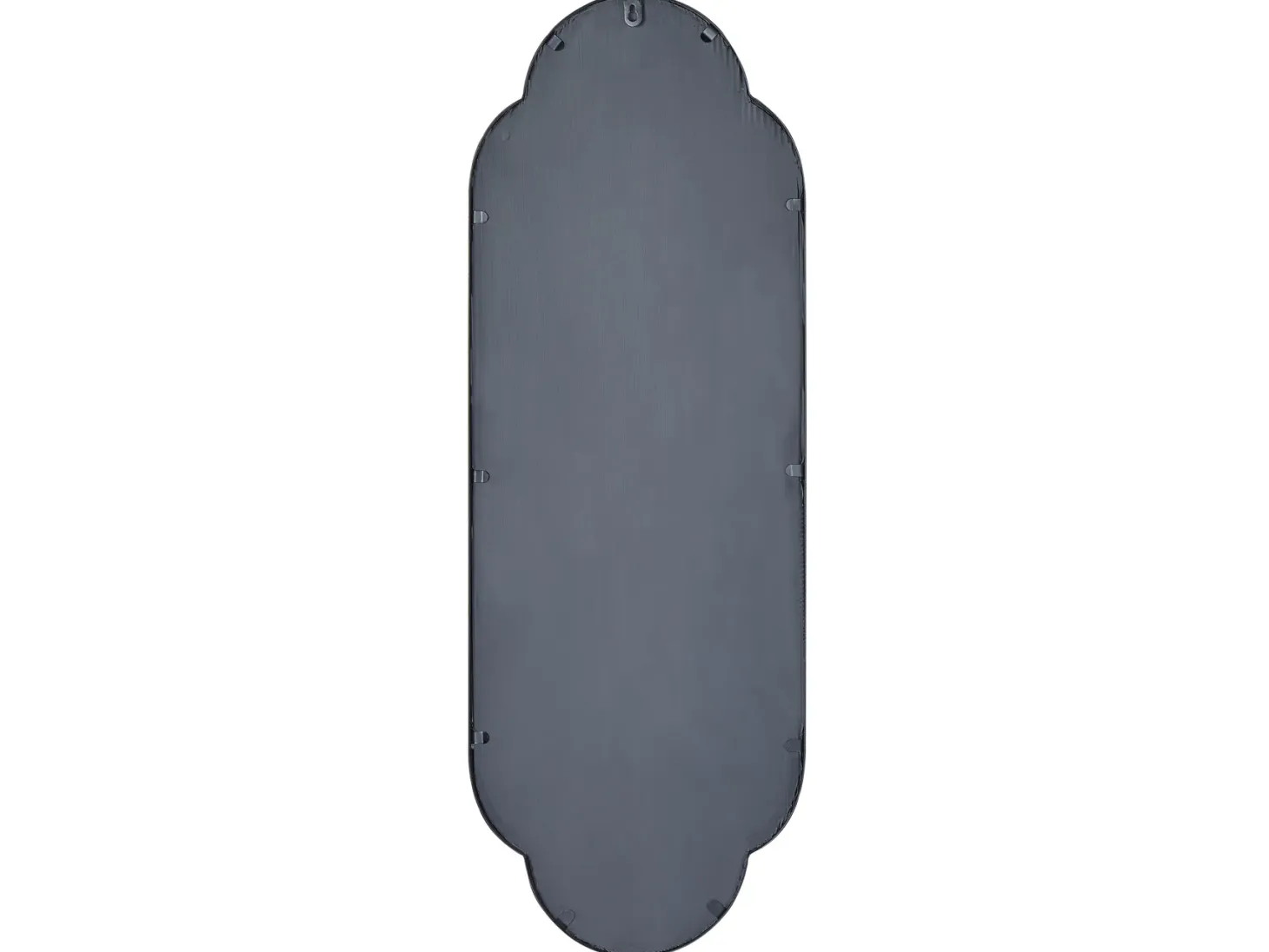 Lustro ścienne TROUY 40 cm 102 cm Metal Czarny