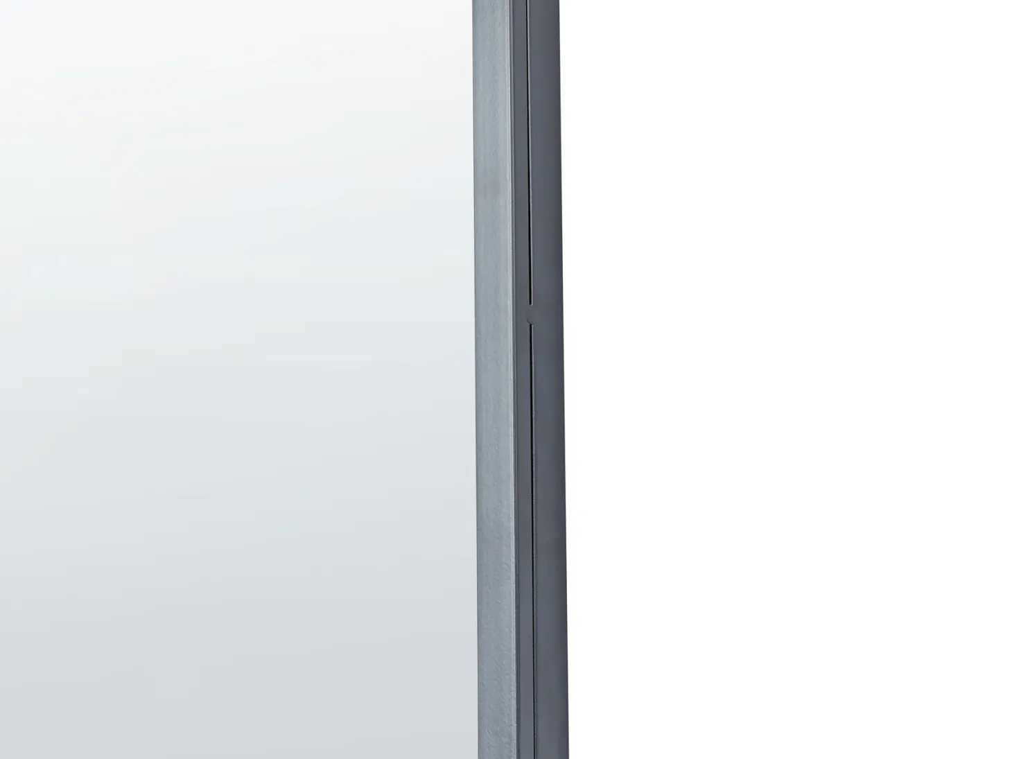 Lustro ścienne TROUY 40 cm 102 cm Metal Czarny
