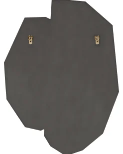 Lustro ścienne TROYON 62 cm 80 cm Różowe złoto
