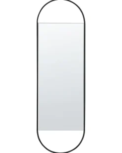 Lustro ścienne VALLERY 40 cm 120 cm Metal Czarny