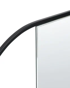 Lustro ścienne VALLERY 40 cm 120 cm Metal Czarny