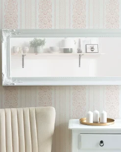 Lustro ścienne VARS 51 cm 141 cm Biały
