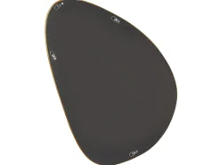 Lustro ścienne VENAS 61 cm 91 cm Welur Musztardowy