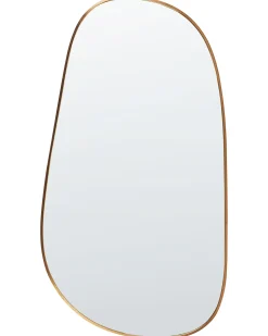 Lustro ścienne VERNAIS 60 cm 110 cm Metal Złoty