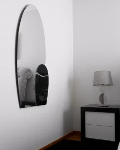 Lustro ścienne VIERZON 58 cm 120 cm Czarny