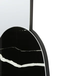 Lustro ścienne VIERZON 58 cm 120 cm Czarny