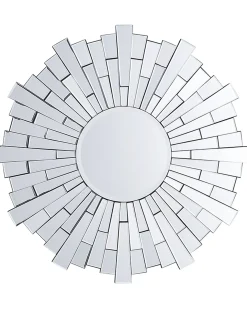 Lustro ścienne VIRE 70 cm 70 cm Srebrny