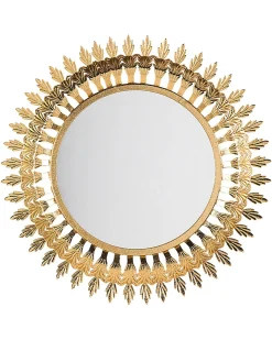 Lustro ścienne VOREY 60 cm 60 cm Metal Złoty
