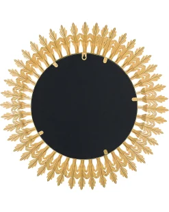 Lustro ścienne VOREY 60 cm 60 cm Metal Złoty