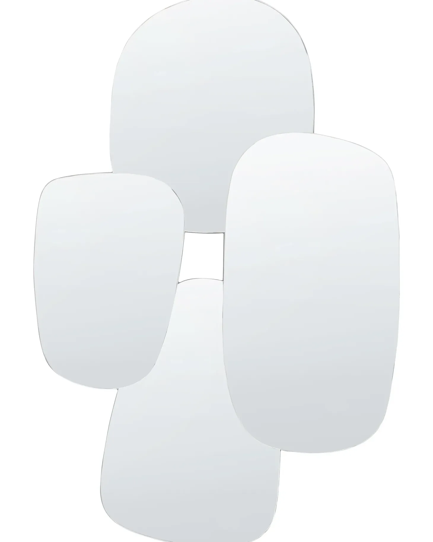 Lustro ścienne VOUZON 80 cm 120 cm Srebrny