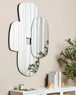 Lustro ścienne VOUZON 80 cm 120 cm Srebrny