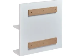 Lustro ścienne z półką PELOTAS 45 cm 45 cm Biały