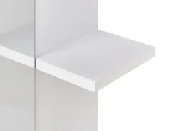 Lustro ścienne z półką PELOTAS 45 cm 45 cm Biały