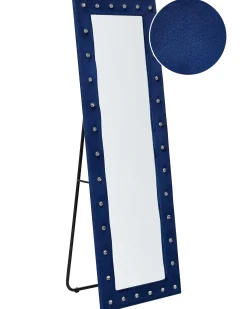 Lustro stojące ANSOUIS 150 cm Welur Granatowy