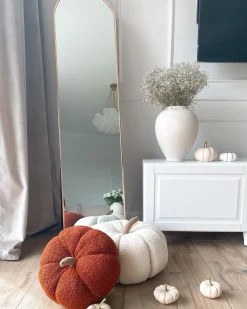 Lustro stojące BAGNOLET 150 cm Metal Złoty