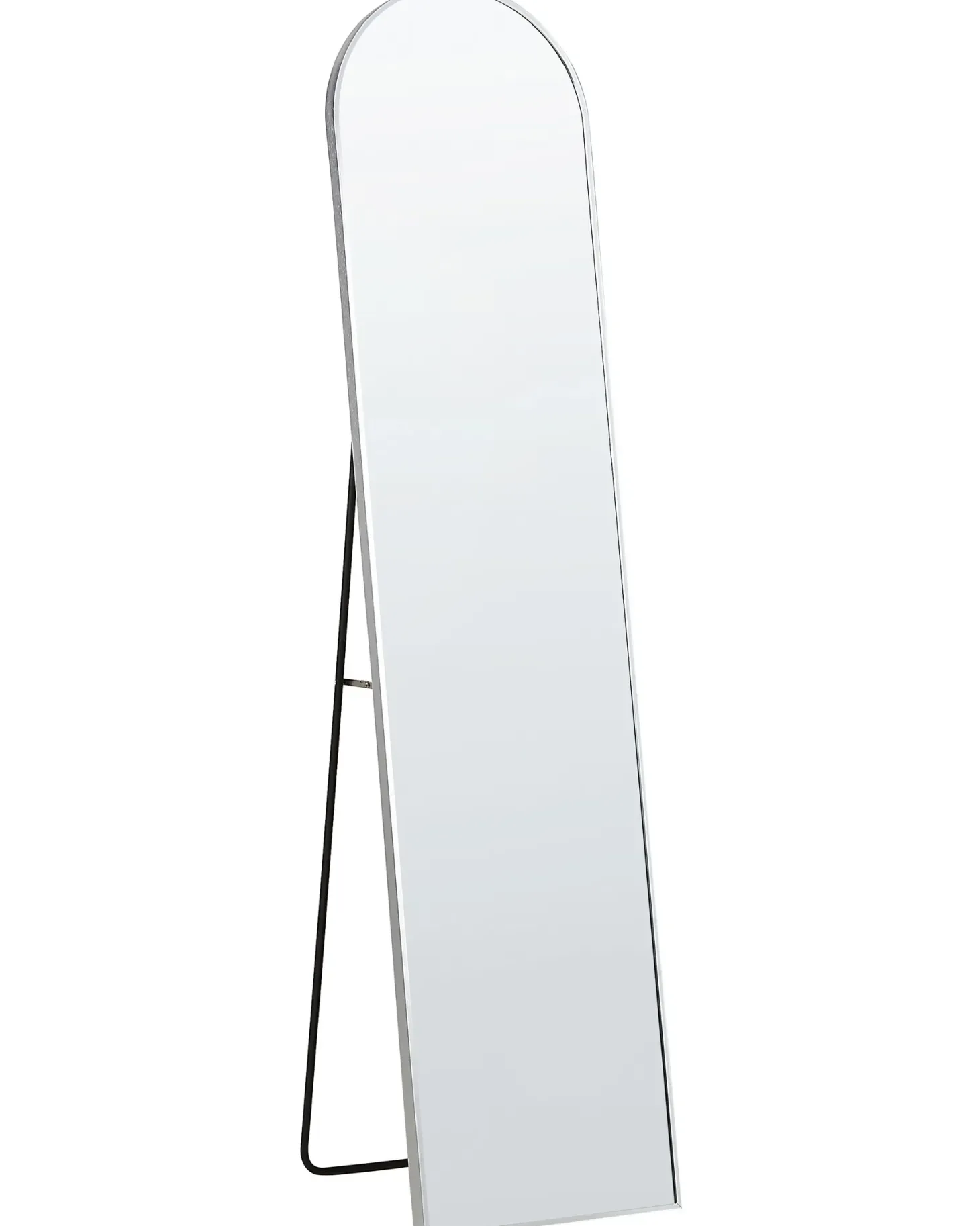 Lustro stojące BAGNOLET 150 cm Metal Srebrny