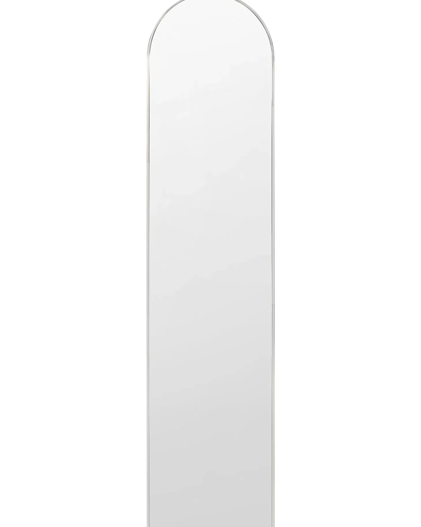 Lustro stojące BAGNOLET 150 cm Metal Srebrny