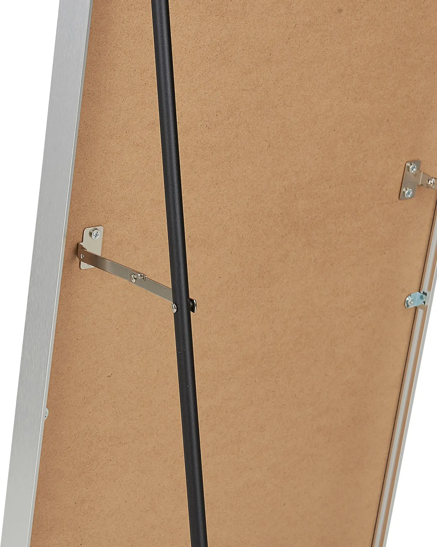 Lustro stojące BAGNOLET 150 cm Metal Srebrny