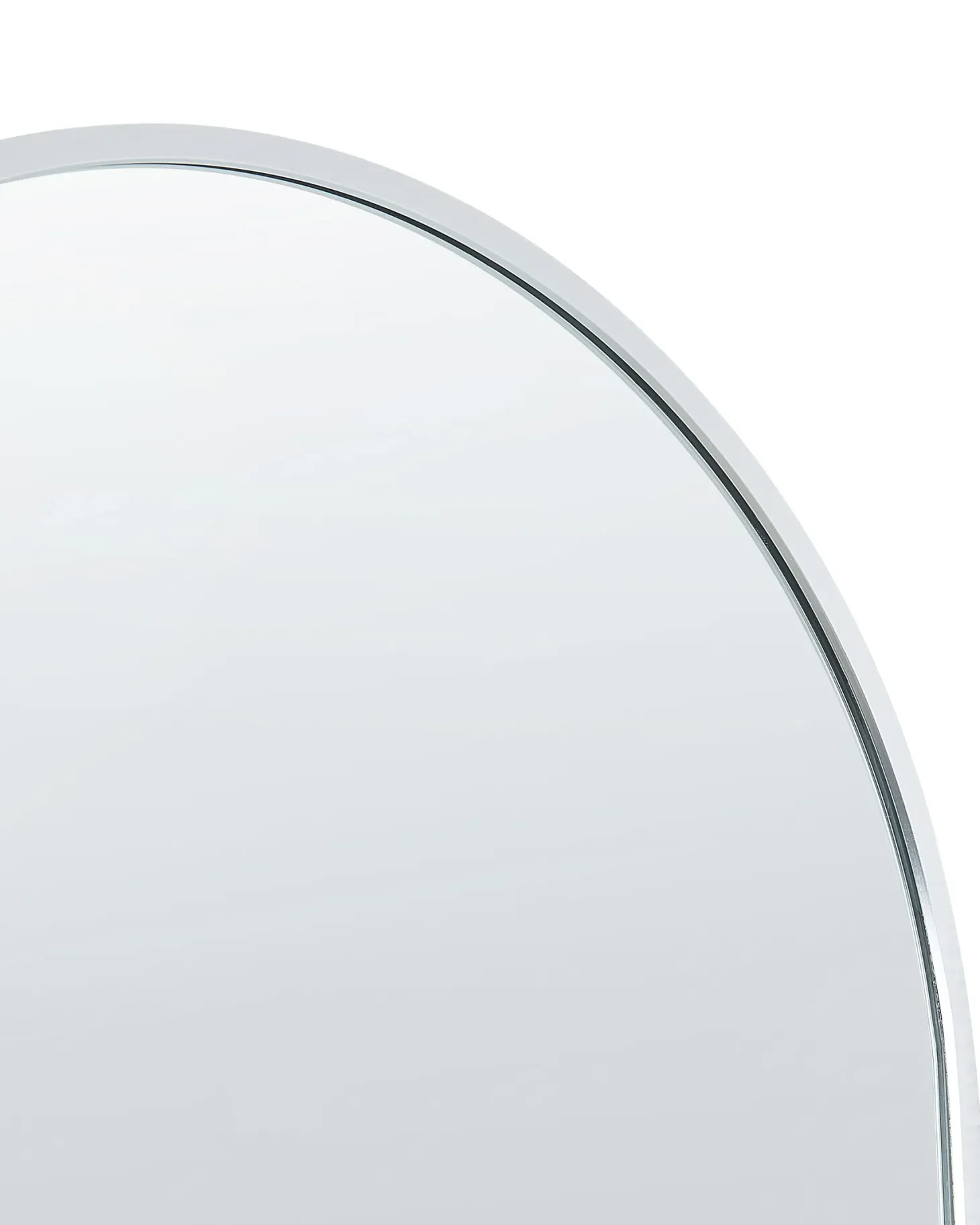 Lustro stojące BAGNOLET 150 cm Metal Srebrny