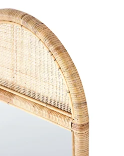 Lustro stojące BARGES 150 cm Rattan Naturalny